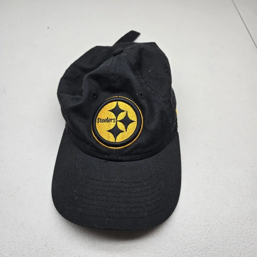 Pittsburgh Steelers Unisex Baseball Cap YOUTH Black New Era Curved
